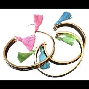 Lilly Pulitzer tassel cuffs